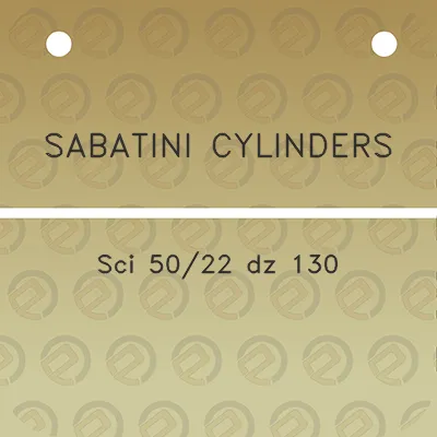 sabatini-cylinders-sci-5022-dz-130