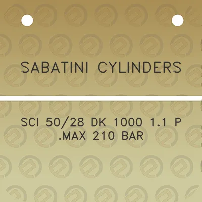 sabatini-cylinders-sci-5028-dk-1000-11-p-max-210-bar