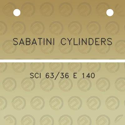 sabatini-cylinders-sci-6336-e-140