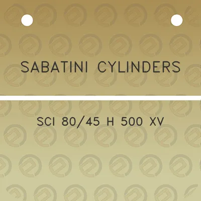 sabatini-cylinders-sci-8045-h-500-xv