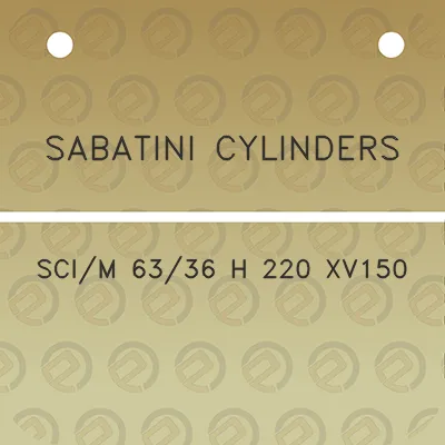 sabatini-cylinders-scim-6336-h-220-xv150