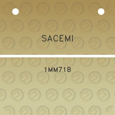 sacemi-1mm71b