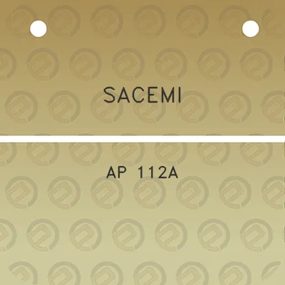 sacemi-ap-112a