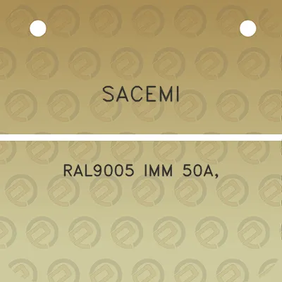 sacemi-ral9005-imm-50a