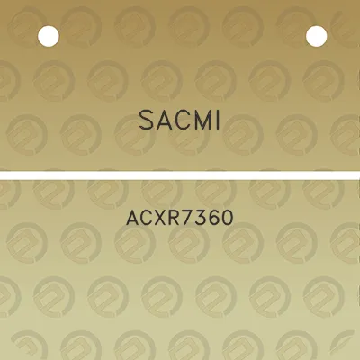 sacmi-acxr7360