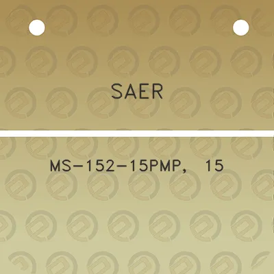 saer-ms-152-15pmp-15