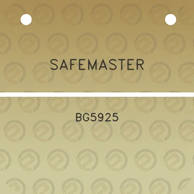 safemaster-bg5925