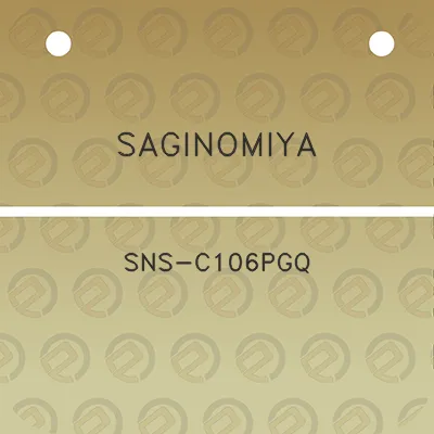 saginomiya-sns-c106pgq