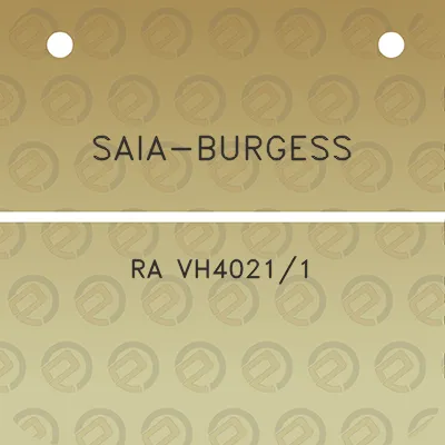 saia-burgess-ra-vh40211