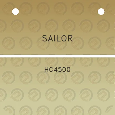 sailor-hc4500