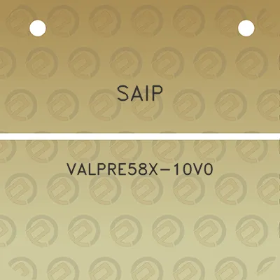 saip-valpre58x-10v0