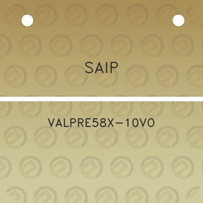 saip-valpre58x-10vo