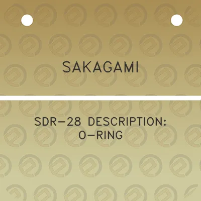 sakagami-sdr-28-description-o-ring