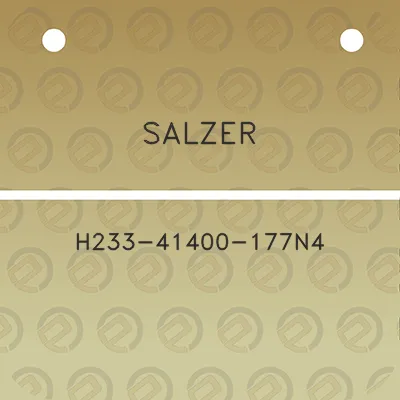 salzer-h233-41400-177n4