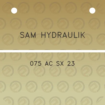 sam-hydraulik-075-ac-sx-23