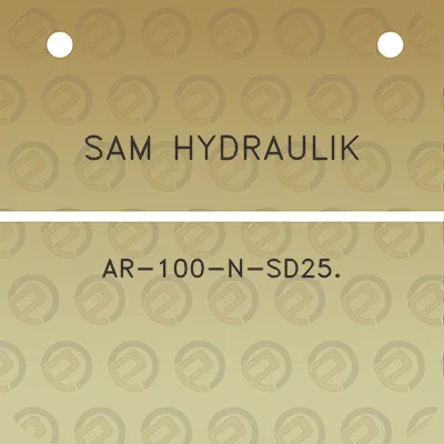 sam-hydraulik-ar-100-n-sd25