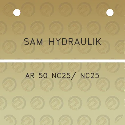 sam-hydraulik-ar-50-nc25-nc25