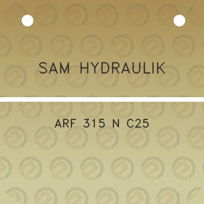 sam-hydraulik-arf-315-n-c25