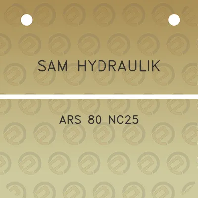 sam-hydraulik-ars-80-nc25