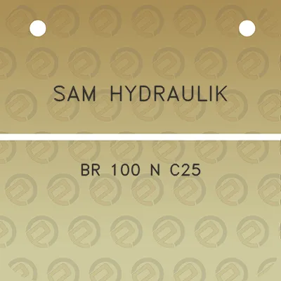 sam-hydraulik-br-100-n-c25