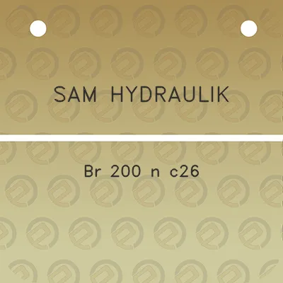 sam-hydraulik-br-200-n-c26