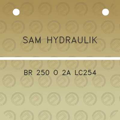 sam-hydraulik-br-250-o-2a-lc254