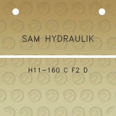 sam-hydraulik-h11-160-c-f2-d