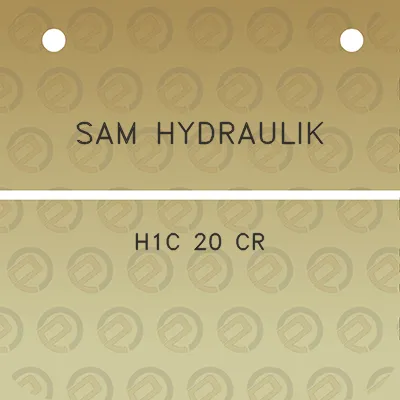 sam-hydraulik-h1c-20-cr