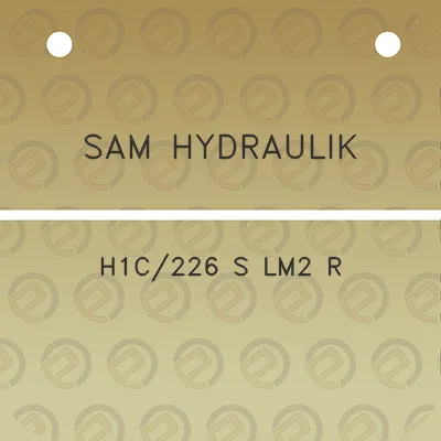 sam-hydraulik-h1c226-s-lm2-r