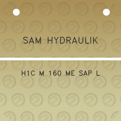 sam-hydraulik-h1c-m-160-me-sap-l