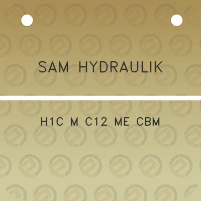 sam-hydraulik-h1c-m-c12-me-cbm