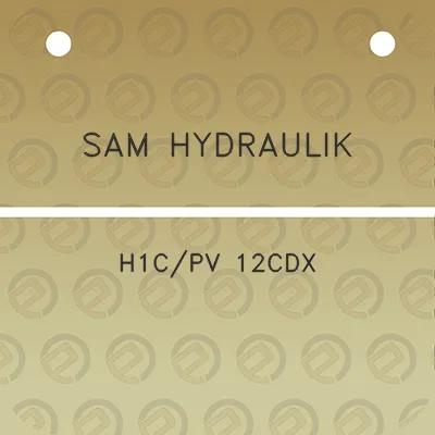 sam-hydraulik-h1cpv-12cdx