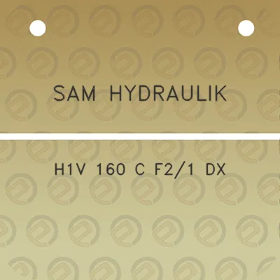 sam-hydraulik-h1v-160-c-f21-dx