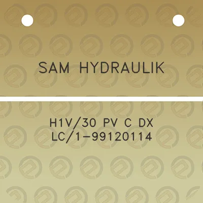 sam-hydraulik-h1v30-pv-c-dx-lc1-99120114