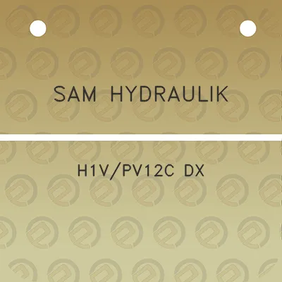 sam-hydraulik-h1vpv12c-dx