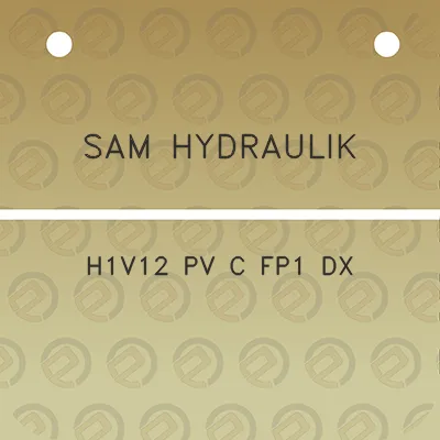 sam-hydraulik-h1v12-pv-c-fp1-dx