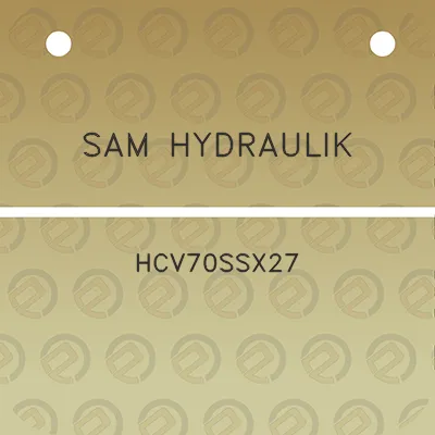 sam-hydraulik-hcv70ssx27