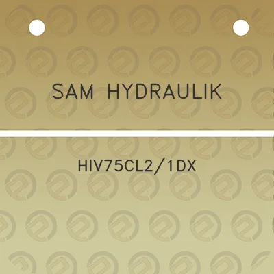 sam-hydraulik-hiv75cl21dx