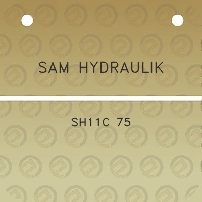 sam-hydraulik-sh11c-75