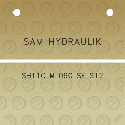 sam-hydraulik-sh11c-m-090-se-s12