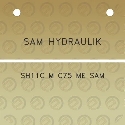 sam-hydraulik-sh11c-m-c75-me-sam