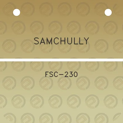 samchully-fsc-230