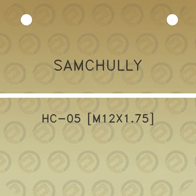 samchully-hc-05-m12x175