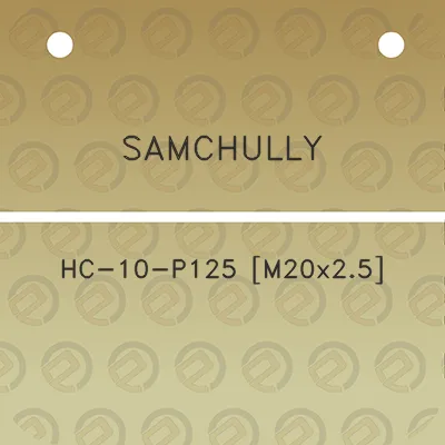 samchully-hc-10-p125-m20x25