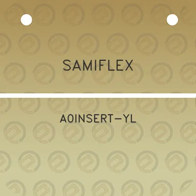 samiflex-a0insert-yl