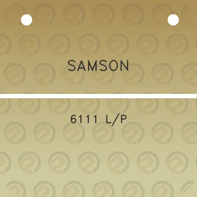 samson-6111-lp