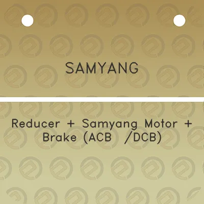 samyang-reducer-samyang-motor-brake-acb-dcb