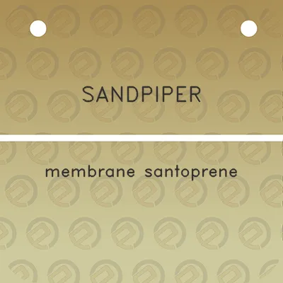 sandpiper-membrane-santoprene