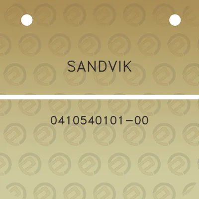 sandvik-0410540101-00