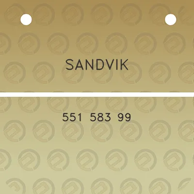 sandvik-551-583-99